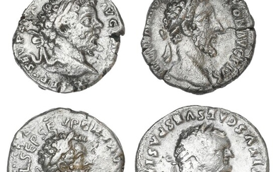 Roman Empire, 4 Denarius, Vespasian, 69–79; Marcus Aurelius, 161–180; Septimius Severus, 193–211....