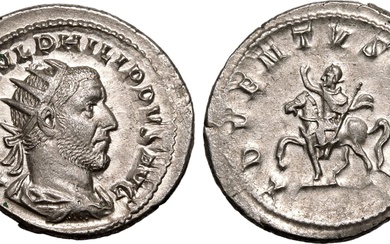 Roman Empire Philip I AD 244-247 AR Antoninianus Good Very Fine; underlying lustre with hints of golden highlights