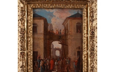 Roman painter of the first half of the 18th century, The Trial of Christ