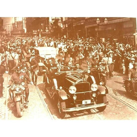 Roosevelt in Atlanta, Georgia 1932 Campaign Photo Print