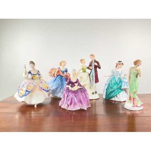 Royal Doulton: a collection of six figures comprising "Linda...