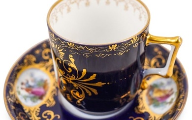 Royal Vienna Demitasse Cup and Saucer