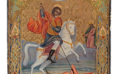 Russia, St. George, Icon, 19th/20th Century