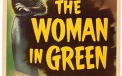SHERLOCK HOLMES "THE WOMAN IN GREEN" INSERT MOVIE POSTER....