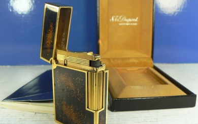 S.T Dupont - Paillettes d'or - Line 2 - Pocket lighter