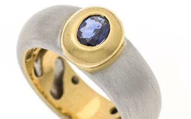 Sapphire ring platinum 950/000