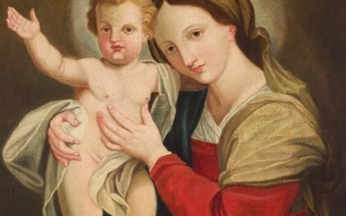 Scuola italiana del XVIII secolo - Madonna con Bambino