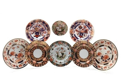 Selection of Eight English Ironstone Plates