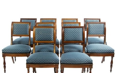 Set of 10 Empire & Empire Style Chairs