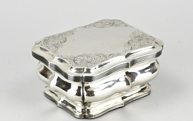 Silver cookie box