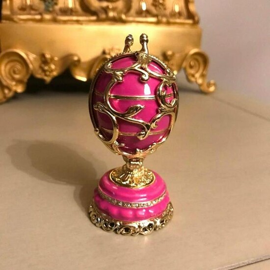 Spring Flowers Russian Faberge Inspired Egg