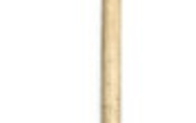 WHALEMAN-MADE CANE 19th Century Handle in the form...