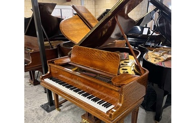 Steinway (c1906) A 5ft 10in Model O grand piano in a satinwo...
