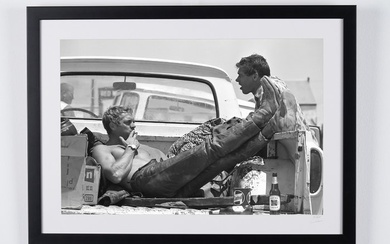 Steve McQueen (Mojave Desert 1963) - Fine Art Photography - Luxury Wooden Framed 70X50 cm - Limited Edition Nr 03 of 50 - Serial ID 16785 - Original Certificate (COA), Hologram Logo Editor and QR Code