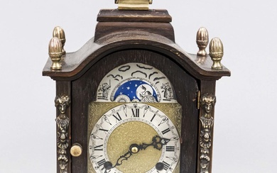 Table clock, 20th century, walnut