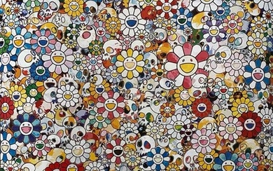 Takashi Murakami “Skulls & Flowers”