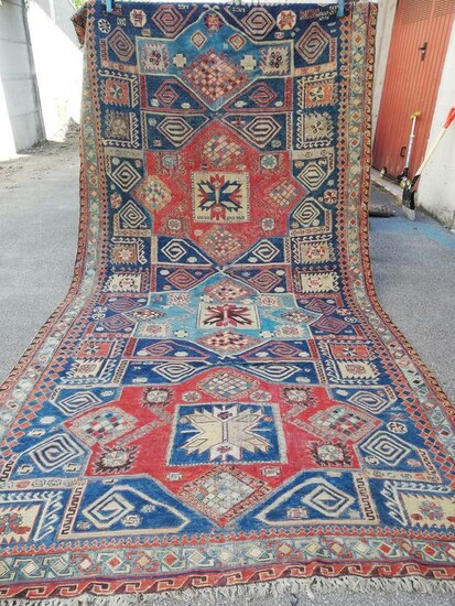Tappeto Soumak russo, pezzo da collezione - Carpet - 380 cm - 185 cm