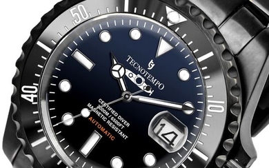 Tecnotempo - "NO RESERVE PRICE" Professional Diver 2000 meters Special Limited Edition White Submarine - TT.2000.SNB (Black/Blue dial) - Men - 2011-present