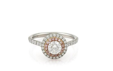 Tiffany & Co Soleste Double Halo Diamond Engagement