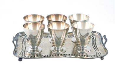 Tiffany & Co silver drinks set (7pcs)