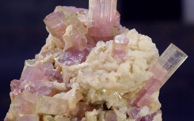 Tourmaline Specimen , Natural Tourmaline Crystals with