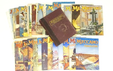 Toys: A quantity of 1930s and 1940s Meccano magazines Please Note - we do not make reference to the
