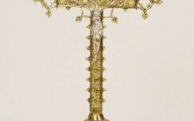Traditional Gothic Altar Cross + + + + chalice co. +