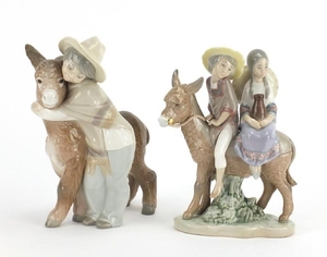 Two Lladro figures comprising Ride in the Country 5354 and P...