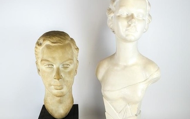 Two Male and Female Composite Busts