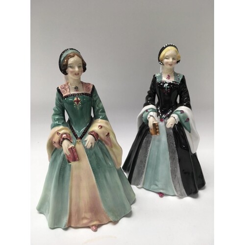 Two Royal Doulton Tudor lady figures- Janice
