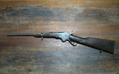 USA - Spencer - Burnside Rifle Co - M 1865 - N° 33354 - Bloc tombant - Carbine - .50