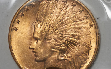 United States 1932 Indian Head $10 Eagle Gold Coin.