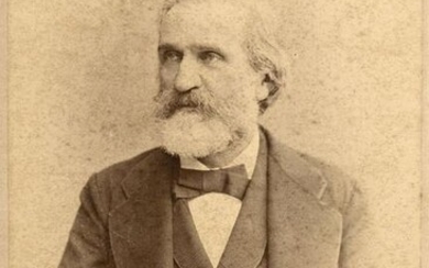VERDI, Giuseppe (1813-1901) - Ritratto fotografico