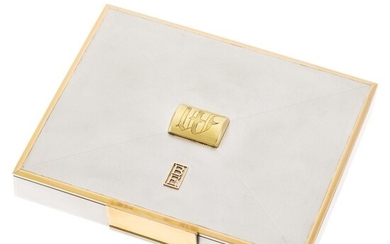 Van Cleef & Arpels Styptor and Two-Color Gold Minaudière, Retailed by Asprey
