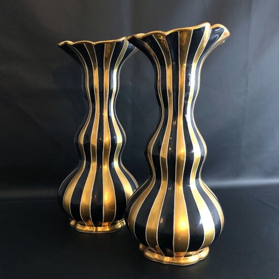 Vase (2) - Louis Philippe - Porcelain - Mid 19th century