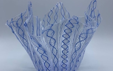 Vase, Handkerchief - Glass