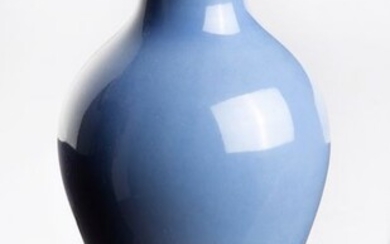 Vase - Porcelain - A Small Clair De-Lune Glazed Vase, 18th Century - China - 18th century