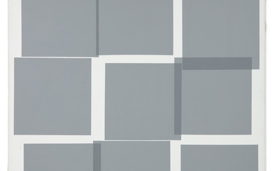 Vera Molnar 9 carrés gris - LA – 2