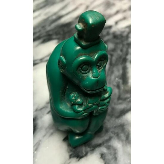 Vintage Chinese Monkey Snuff, Medicine Bottle