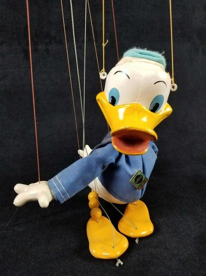 Vintage Disney Pelham Puppets Donald Duck Marionette