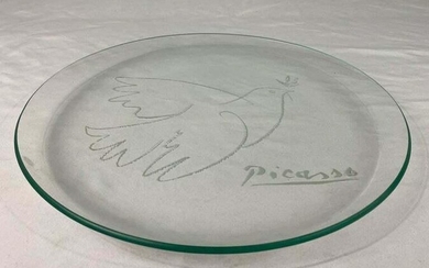 Vintage Picasso Glass Plate