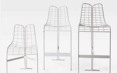 Vladimir Kagan (American, 1927-2016) Three Capricorn Bar Chairs, Vladimir Kagan Design Group, USA, designed 1958, the present lot circa 2009