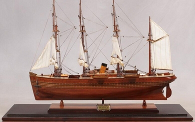 WOODEN SHIP MODEL, "S.S. GAELIC"