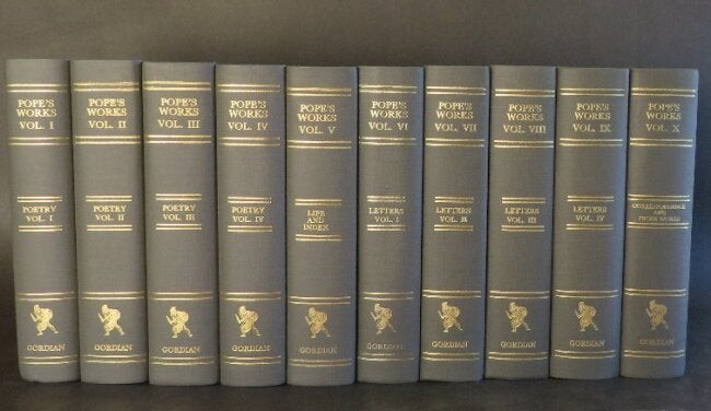Works of Alexander Pope Complete 10vol. Ed. illustrated