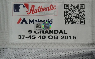 Yasmani Grandal Major League Baseball Dodgers Team Issue Road Baseball Pants