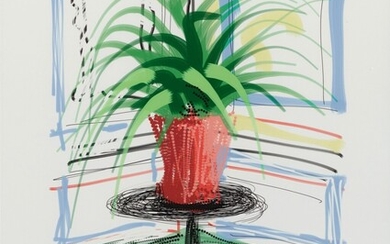 iPad drawing 'Untitled, 468', David Hockney
