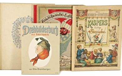 mixed lot of 4 children's books, "Kinderkomödie