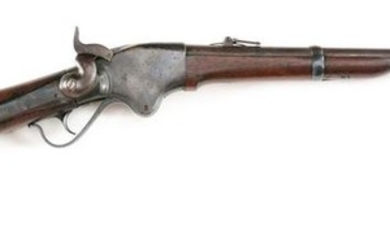 (A) CIVIL WAR SPENCER MODEL 1860 SADDLE RING CARBINE.