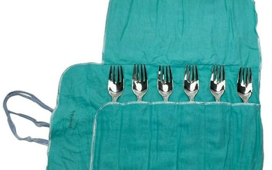 12 Tiffany & Co. Sterling Silver Fish Forks in