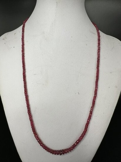 14k ruby necklace